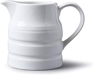 T36 Porcelain Traditional Churn Jug, 1 Pint-White