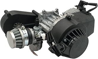TDPRO 2-Stroke Engine Motor Gear Box for 47cc 49cc 50cc Mini Pocket Gas G-Scooter ATV Quad Bicycle Dirt Pit Bikes