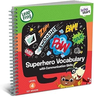 LeapFrogLeapStart 1st Grade Activity Book: Superhero Vocabulary and Communication Skills
