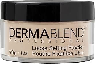 Dermablend Loose Setting Powder, Face Powder Makeup & Finishing Powder for Light, Medium & Tan Skin Tones