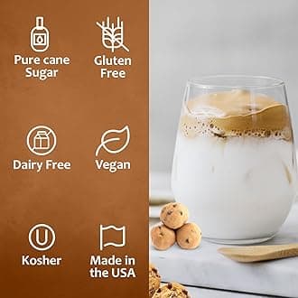 Syruvia Coffee Syrup Variety Pack - Salted Caramel & Chocolate Chip Cookie Dough- Gluten-Free, Kosher, 25.4 fl oz Bottles - Enhance Your Coffee Experience with Premium Flavoring Syrups