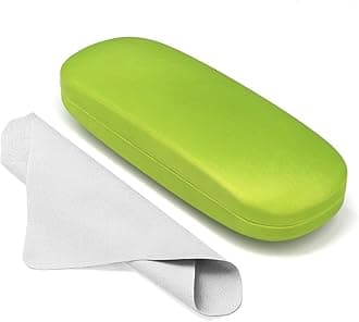 Marvolia Glasses Case Hard Shell - PU Leather Eyeglass Case Eyeglasses Case for Sunglasses Eye Glasses Case