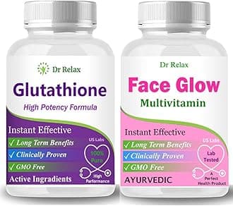 Effective Glutathione & FaceGlow Multivitamin Capsules – Rich in Antioxidants with Vitamin C & E for Natural Glow & Brightening Look | Collagen Veg Supplement - Better To Tablets