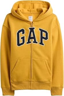Boys' Logo Hoodie Hooded Full Zip Sweatshirt
