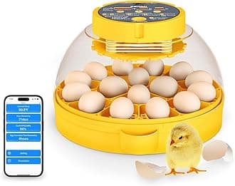 16 Egg incubator with automatic egg turning and humidity control,Incubators for hatching eggs,Incubator for chicken eggs,Duck,Quail, Pigeon,Intelligent Temperature, Egg Candler and Humidity Control
