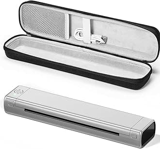 Phomemo M08F Portable Printer Bluetooth Mobile Inkless Printer Support A4 Size Compatible with Phone & Laptop for Business School, Office, Photo