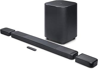 JBL Bar 1300XMK2-11.1.4 Channel soundbar System with Detachable Surround Speakers & Dolby Atmos & DTS:X, 1570W max Output Power & a 12" Wireless subwoofer (Black)