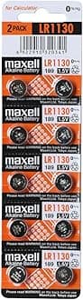 Watch Battery Button Cell LR1130 AG10 Pack of 10 Batteries