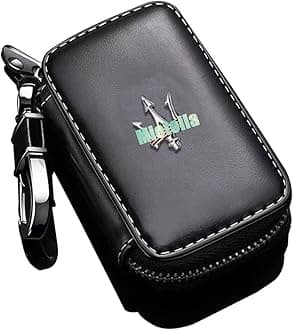 1pc Fit Maserati Keychain Keyring,Car Key Chain Key Ring Replacement for Key Fob,Car Key Fob for Maserati Accessory Men Women (mase-Keychain-fob)