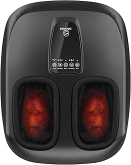 COMFIERFoot Massager with Heat, Rolling Compression Massage Therapy for Feet, Modern Design, Ideal for Plantar Fasciitis