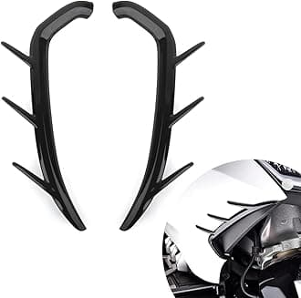 PANICAL Motorcycle for Honda Gold Wing 1800 F6B GL1800 Black Decorative Cover Accessories 2018 2019 2020 2021 2022 2023 2024 2025 (Black Large Vent Decoration)