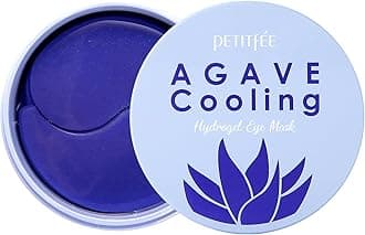 Agave Cooling Hydrogel Eye Mask 60ea (30pairs) - Quick Calming Eye Patches with Blue Energy Complex, Agave, Blueberry, Eggplant, Caffeine Extracts, Moisturizing, Soothing Eye Care