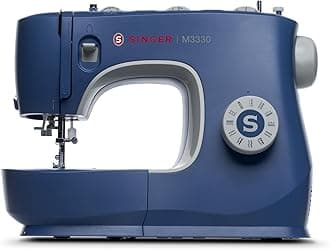 M3330 Navy Blue Sewing Machine with Accessory Kit | 23 built-in Stitches Deliver 97 Stitch Applications | 1-Step Buttonhole, Free Arm, LED Light | Simple & Easy To Use, Perfect For Beginners