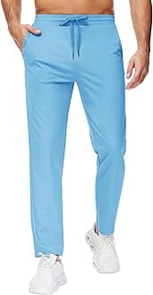 29"/34"/36" Inseam Men's Tall Sweatpants with Zipper Pockets Men Joggers Running Workout Athletic Gym Track Pants