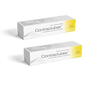 Contractube-x 120g Gel | For Burns Tattoo Surgery Scars | English Leaflet | Pack of 2