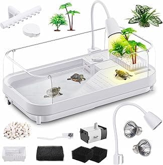 Large Turtle Tank Kit with Light