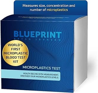 Blueprint by Bryan Johnson At-Home Microplastics Blood Test Kit | Comprehensive Screening | Independently Peer Validated | Fast, Secure Results