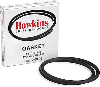 Ruuber Gasket for all 1.5 Litre Pressure Cooker (Black, Small)