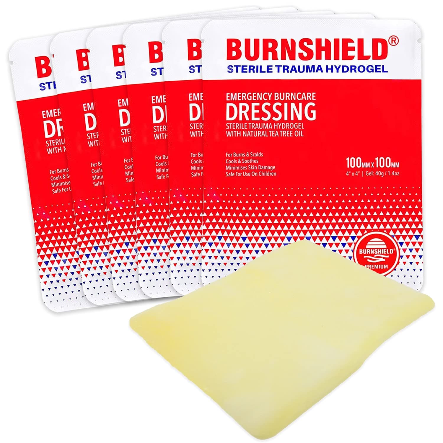 4" X 4" Burn Dressing, Sterile - 6 Count