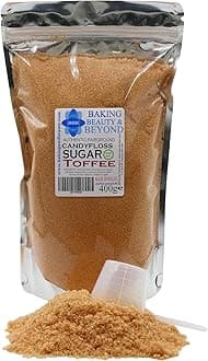 Baking Beauty and Beyond Premium Candy Floss Sugar 400g - Toffee Flavour