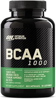 OPTIMUM NUTRITION BCAA1000 60 Capsules