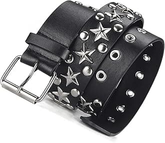WELLATENTStudded Punk Y2K Goth Belt for Men or Women