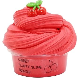 Fluffy Butter Slimes Kit,Cute Mini Charms,Non-Sticky Cute Slimes Party Gift, Super Soft and Non-Sticky,Stress Relief Toy for Girls and Boys,Slimes Party Favors Gift Toys for Kids 6-12 Birthday Gifts D