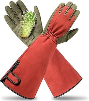 Professional Rose Pruning Thorn Proof Gardening Gloves with Long Forearm Protection for Men and Women