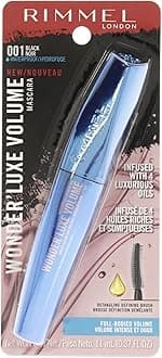 Rimmel Wonder'Luxe Volume Mascara, 001 Waterproof Black, 0.37 Fluid Ounce