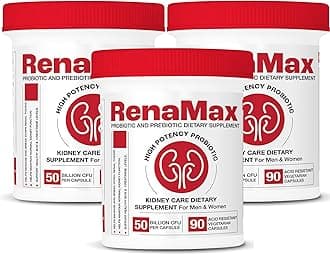Capsule Kidney Restores & Kidney Care Supplement - Probiotic & Prebiotic Supplement to Support Normal Kidney Function - 50 Billion CFU per Capsule - Made in U.S.A (270 Caps (3 Pack))