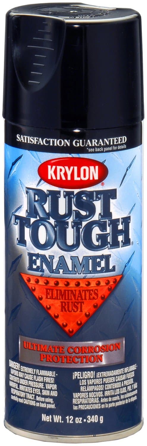(K09202007-6 PK) 'Rust Tough' Gloss Black Rust Preventive Enamel - 12 oz. Aerosol, (Case of 6)