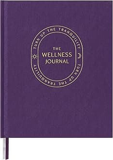 &And Per Se Wellness Journal – 91-Day Guided Self Care & Mental Health Planner | Track Sleep, Diet & Goals with Lay-Flat Hardcover | Gift-Ready, Undated (Purple)
