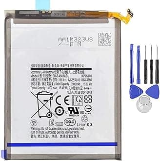 ELLENNE Battery Compatible with Samsung A50 A505 - A30S A307 EB-BA505ABU High Capacity 4000 mAh with Disassembly Kit Included