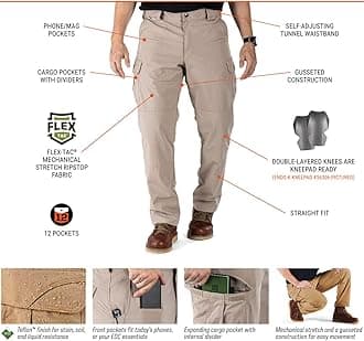 5.11 Tactical Men's Stryke Operator Uniform Pants w/Flex-Tac Mechanical Stretch, Style 74369