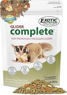 Glider Complete - Healthy High Protein Nutritionally Complete Staple Diet Sugar Glider Food