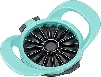 Progressive PrepWorks Dishwasher Safe 16-Slice Thin Apple Slicer and Corer with Attached Safety Cover