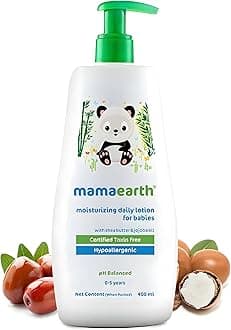 Moisturizing Daily Lotion for Babies & Kids | With Shea Butter, Jojoba Oil, Aloe Vera & Vitamin E | Deeply Nourishes & Relieves Dry Skin | Toxin-Free, pH Balanced, Hypoallergenic | 400ml