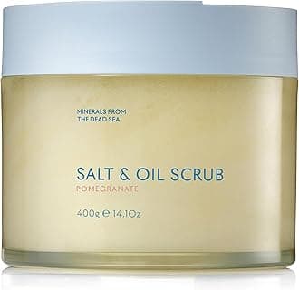 - SEACRET Dead Sea Salt & Oil Body Scrub - Moisturizing, Exfoliating Scrub for Rough Dry Skin, Strawberry Legs, KP with 8 Botanical Oils, Paraben-Free, 14.1 oz