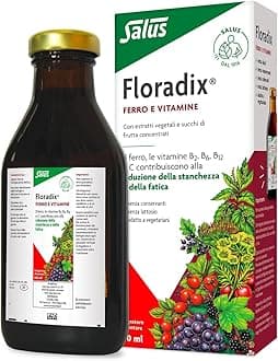 Flora, Floradix Iron + Herbs, Natural Liquid Iron Supplement, 17 fl Ounce (500 ML)