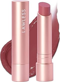 Lawless Forget the Filler Lip Plumping Line Smoothing Tinted Balm - Posey - Premium Tinted Lip Balm with Natural Ingredients to Plump and Smooth Lips for a Firmer, Fuller Look - 0.09 oz