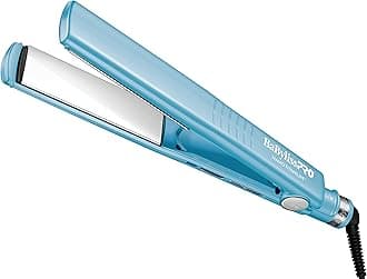 BaBylissPRO Nano Titanium Ionic Flat Iron Hair Straightener, 1 1/4" Hair Straightener Iron for Smooth, Shiny, Frizz- Free Hair and All Hair Types