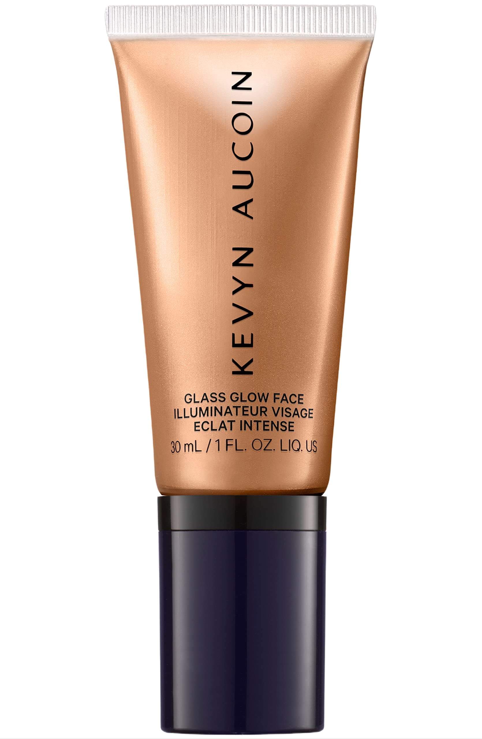 Kevyn Aucoin Glass Glow Face: Multi-purpose universal dewy highlighter for face and body. Creates glowing youthful-looking hydrated skin with a glassy complexion. Makeup artist go to.
