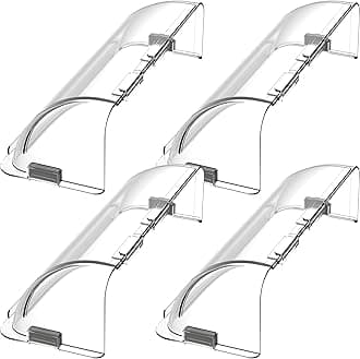 Home Intuition Adjustable Magnetic Air Deflector for Sidewall and Ceiling Registers and Vents, 4 Pack