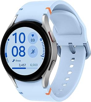 Galaxy Watch FE 40mm LTE AI Smartwatch w/Fitness Tracking, BIA Sensor, Personalized HR Zones, Heart Rate Tracker, Sleep Monitor, 2024, Silver [US Version, 1Yr Manufacturer Warranty]