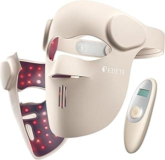 Red Light Therapy for Face, 9 Modes Wireless Led Face Mask Light Therapy, 850nm Infrared & Red Light Masks, 2500mAh Rechargeable, 3D Facial Fit, Led Light Therapy Skin Care At Home (480 Beads)