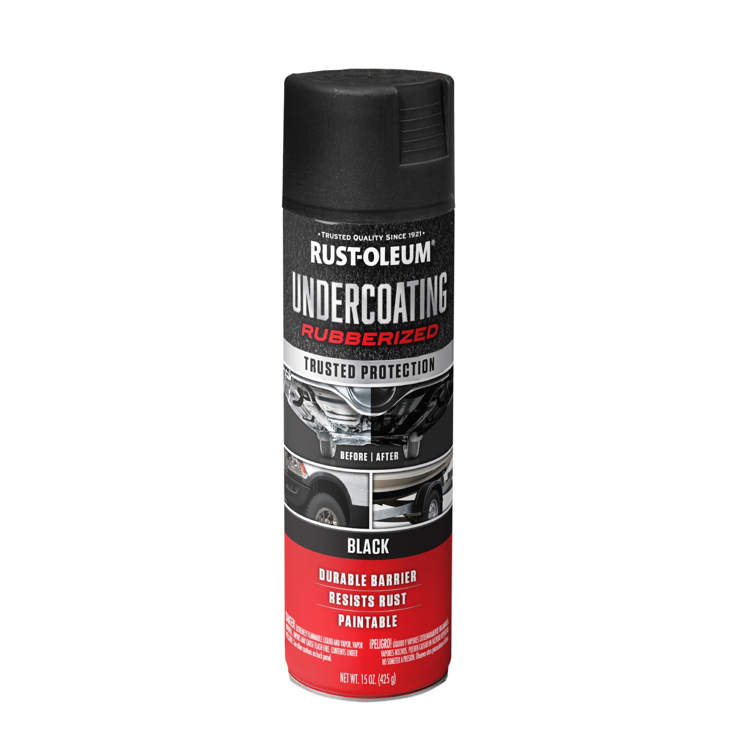 248657 Rubberized Undercoating Spray, 15 oz, Black