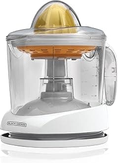 BLACK + DECKER CJ625 Juicer, Plastic, White