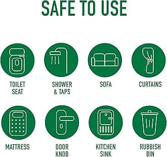 Dettol All-in-One Disinfectant Spray Crisp Linen, 400 ml, Pack of 3 (Packaging May Vary)