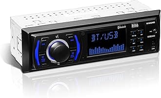BOSS Audio Systems 616UAB Multimedia Car Stereo - Single Din LCD Bluetooth Audio and Hands-Free Calling, Built-in Microphone, MP3/USB, Aux-in, AM/FM Radio Receiver