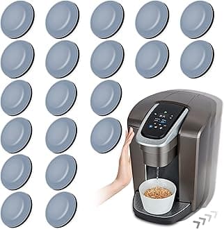 Appliance Sliders for Kitchen Appliances, 20 PCS Self-Adhesive Small Kitchen Appliance Slider for Coffee Maker, Air Fryer, Pressure Cooker, Combination Water Boilers & Warmers